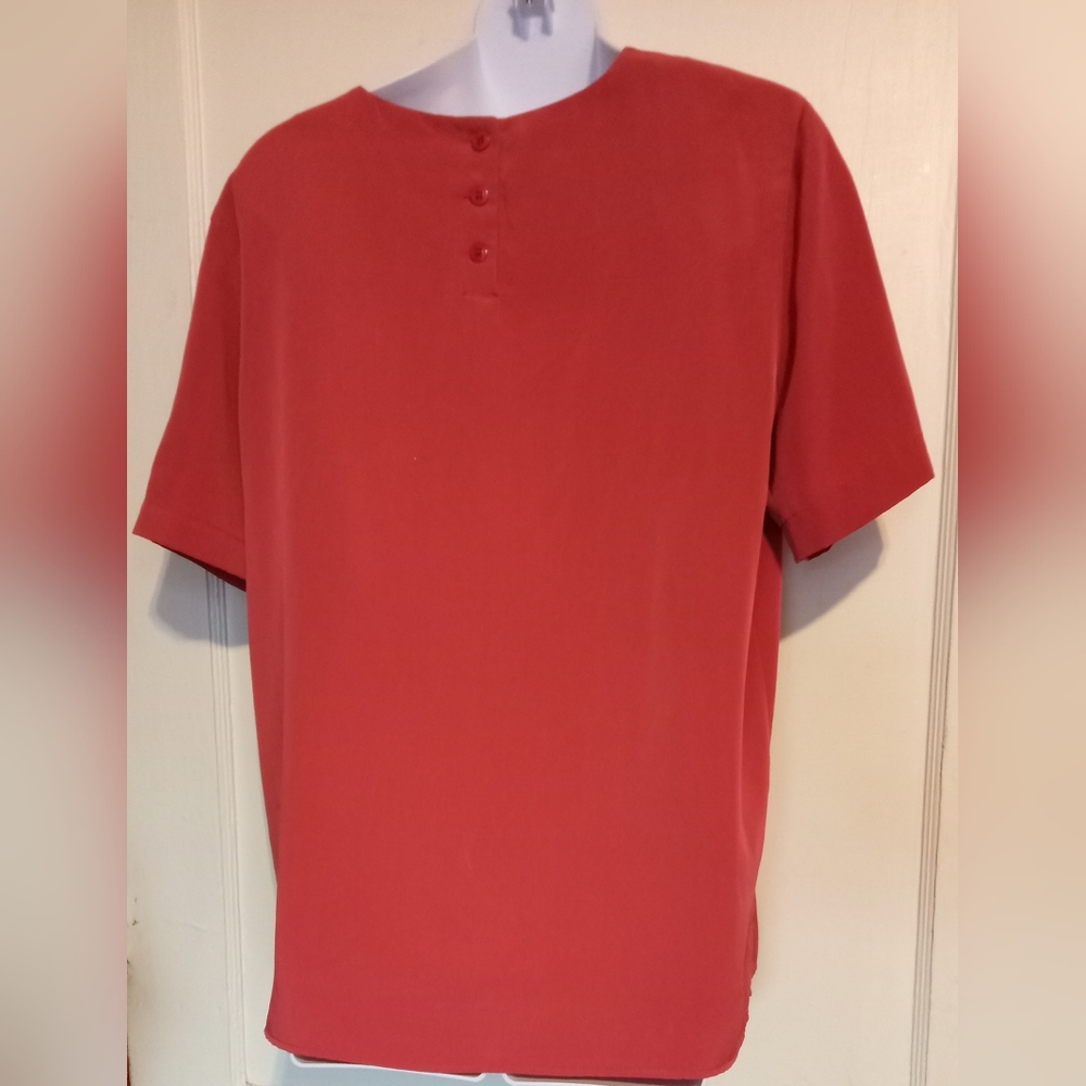 🛍️ BUNDLE ONLY 🛍️ Mauve Boxy Short Sleeve Blouse - Picture 4 of 7